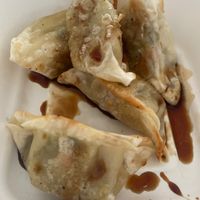 Dumplings  at SaVeg Cafe in Calgary