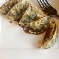 Veg dumplings 🥟  at SaVeg Cafe in Calgary