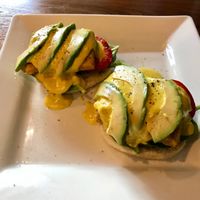 No eggs benny  at SaVeg Cafe in Calgary