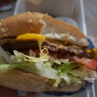 Worlds thinnest impossible burger for $10 on its own at Shake 'N Buns in Bakersfield