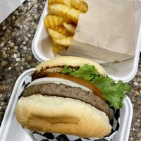 Impossible burgerr  at Shake 'N Buns in Bakersfield