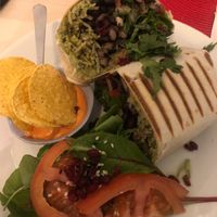 Burrito at Truefood Cafe in Lund