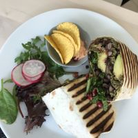 Burrito at Truefood Cafe in Lund