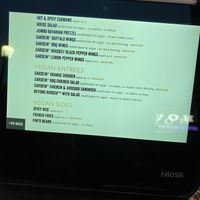 Vegan menu cont   at Yard House in Dedham