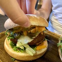 Vegan burger   at Hans im Glück  in Karlsruhe
