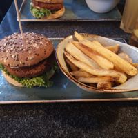 Burger Abenteuerlust mit Pommes at Hans im Glück  in Karlsruhe