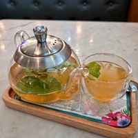 Ginger Lemongrass Peach Tea at Bangkok Jam - Marina Square in Central Singapore