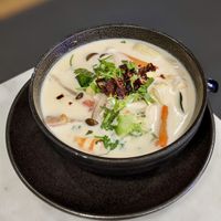 Vegan Coconut Tom Yum Soup at Bangkok Jam - Marina Square in Central Singapore