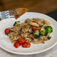 Vegan Thai Drunken Noodles at Bangkok Jam - Marina Square in Central Singapore