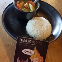Vegetables in green curry at Bangkok Jam - Marina Square in Central Singapore