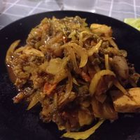 Tofu stir fry at The Swan Burmese Cuisine in Chiang Mai