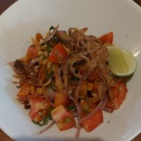 Tomato salad at The Swan Burmese Cuisine in Chiang Mai
