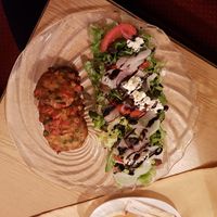 the burgers were fantastic and the side salad was a perfect match, yumm! at Gasthof Staigerwirt in St Michael