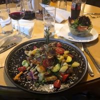 Gröstl, vegan version at Gasthof Staigerwirt in St Michael