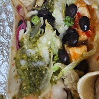 Thai chili tofu burrito at Barrio - Gateway in Cleveland