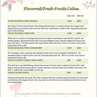 Menu at Succulence in Navi Mumbai