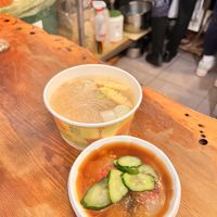 Vermicelli and ba wan  at JinZhi Hong Zao Su Rou Yuan in New Taipei City