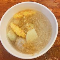 Yummy vegan balls & noodles  at JinZhi Hong Zao Su Rou Yuan in New Taipei City