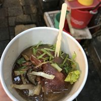 Red vinasse veggie (very nice)  at JinZhi Hong Zao Su Rou Yuan in New Taipei City