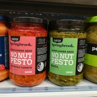 Vegan and nut free pestos. at Jaya Grocer - Ipoh Parade in Ipoh