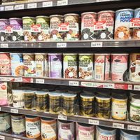 Powdered vegan drinks at Jaya Grocer in Nilai