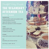 Veganuary menu, available all year at Heartfelt Vintage in Bristol