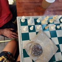 Brownie & chess at Rusty Farmer Market in Cairns