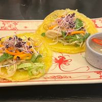 I always forget to take pictures of the main course, because we get so hungry after dancing 😂  at Kimmade - Food Village in Utrecht