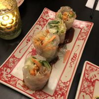 spring rolls  at Kimmade - Food Village in Utrecht