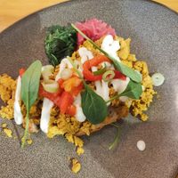 Tofu scramble at The Cozy Corner in Taupo