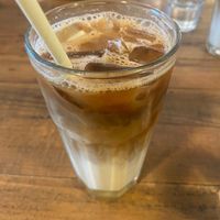 Iced Coffee w/ Oat Milk at The Cozy Corner in Taupo