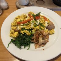 Tofu scramble with kimchi   at The Cozy Corner in Taupo