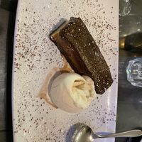Vegan millionaire chocolate dessert  at The Ship Inn in Lymington