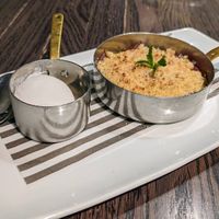 Vegan apple and damson crumble with vegan ice cream (my wife had the same but with vegan custard instead of ice cream) at The Ship Inn in Lymington