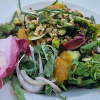 Vegan super salad at The Ship Inn in Lymington
