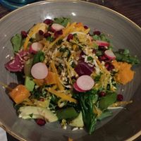 The salad at The Ship Inn in Lymington