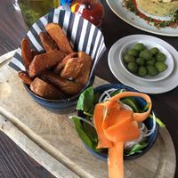 CHIPS & SIDE SALAD  at The Ship Inn in Lymington