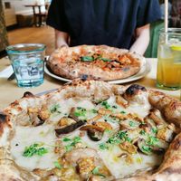 Truffle pizza ❤️ blew my mind at Purezza Camden in London