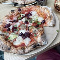 Amazing pizza at Purezza Camden in London