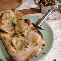 Sourdough garlic bread at Purezza Camden in London