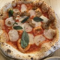 Margarita pizza at Purezza Camden in London