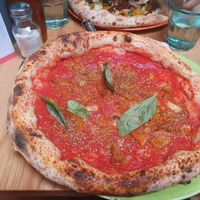 Simple marinara with porketa at Purezza Camden in London