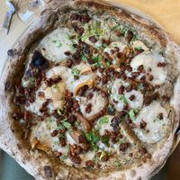 Truffle pizza  at Purezza Camden in London