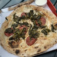 The pepperoni one   at Purezza Camden in London