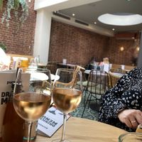 vegan wine - this one is the rose 😍  at Purezza Camden in London