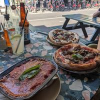 GF Lasagna & 2 small pizzas at Purezza Camden in London