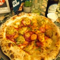 Tuna pizza at Purezza Camden in London