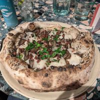 Black truffle pizza at Purezza Camden in London