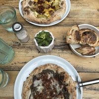 Breakfast Pizza, Black Truffle Pizza and Dough Balls  at Purezza Camden in London