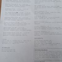 Small plates menu (March 2023) at Purezza Camden in London